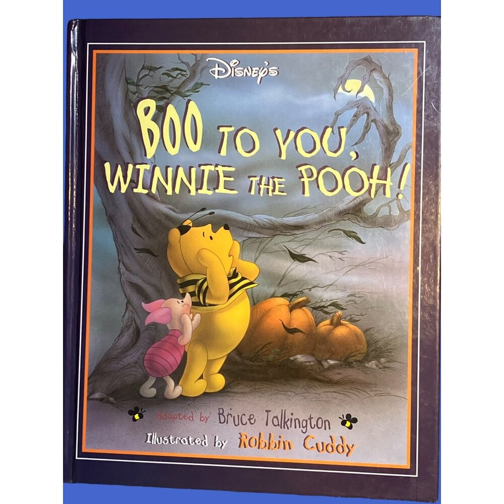 Disney BOO to you Winnie the Pooh Hardcover Book